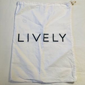 Lively soft storage bag drawstring great for shoes jewelry bags